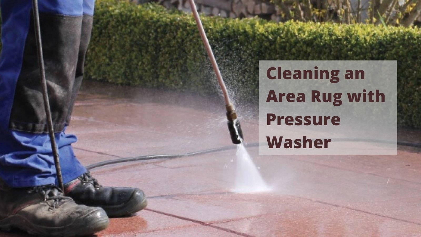 How to Clean an Area Rug with Pressure Washer Guide